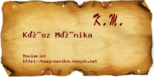 Kész Mónika névjegykártya